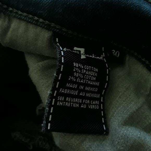 7 For All Mankind Slimmy dark wash jeans, size 30 - Picture 6 of 6